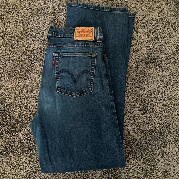 Levis 512 Jeans 14 M Perfectly Slimming Stretch Blue Denim 14M - Picture 1 of 9